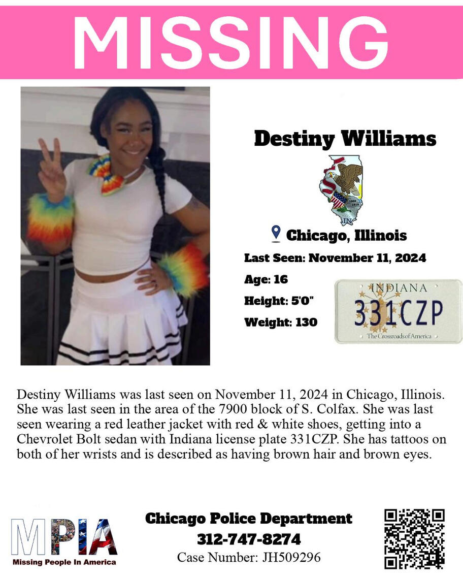 Destiny Williams’ MPIA Poster